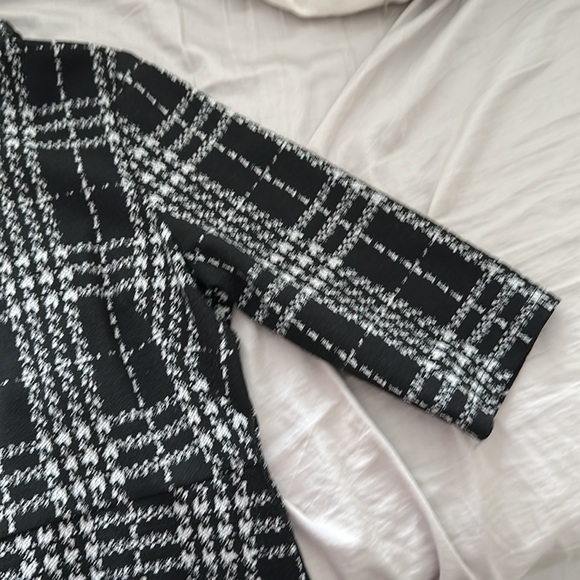 Cooper St 3/4 sleeve sheath dress Plaid pattern - Picture 4 of 5